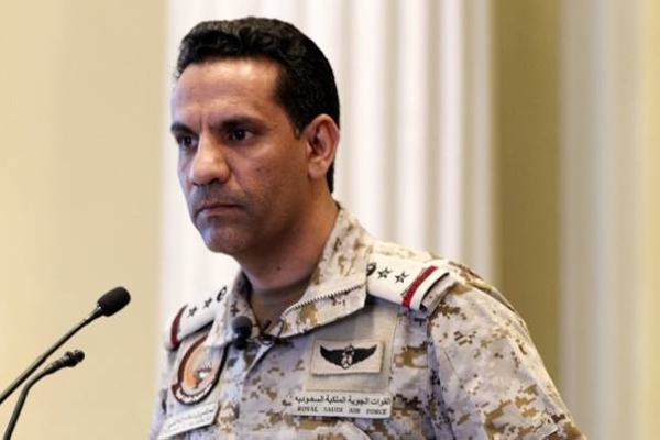 Arab coalition spokesman Col. Turki Al-Malik.