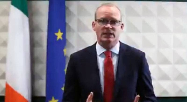 File photo shows Ireland's foreign affairs minister, Simon Coveney.