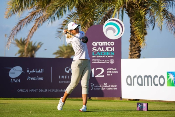 Golf Saudi CEO Majed Al Sorour (second right) is behind the scheme