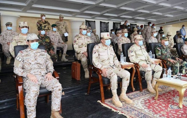The Saudi Armed Forces are participating in the joint military drill “Saif Al-Arab” (The Sword of Arabs), which is currently ongoing at Mohamed Naguib Military Base in the Arab Republic of Egypt.