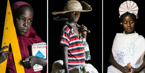 One day I will be a: teacher: Sakima from Niger; shepherd: Abdel, Niger; nurse: Maimouna, Central African Republic. — courtesy Vincent Tremeau presented by UNOCHA