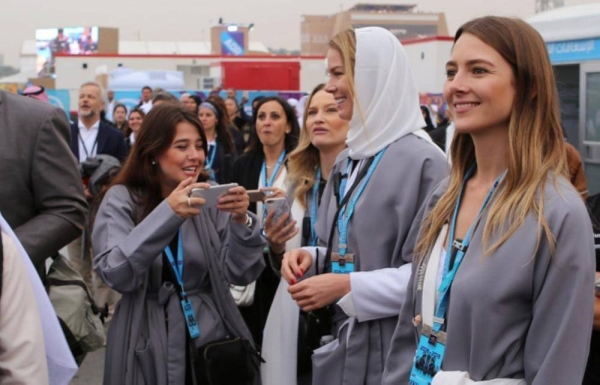 File photo of western tourists are seen attending a Formula E race in Riyadh, on Dec.16,2018 — Reuters