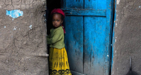 A girl stands outside her home in the Tigray Region, Ethiopia. — courtesy UNICEF/Tanya Bindra