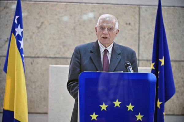 European Union's foreign policy chief Josep Borrell used the 25th anniversary of the peace agreement that ended the Bosnian War to urge Bosnia's political leaders to overcome their persistent ethnic divisions and prepare their nation to join the EU fold.