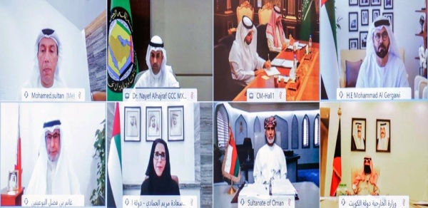 UAE chaired the 21st virtual meeting of the Gulf Cooperation Council committee tasked with following the implementation of the joint action resolutions, issued by the GCC Supreme Counci .