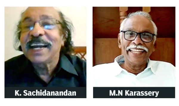  Prominent Indian writers K. Sachidanandan and M.N. Karassery deliver keynote speeches at virtual sessions of Malayalam Mission Saudi Chapter events in Riyadh and Jeddah respectively.