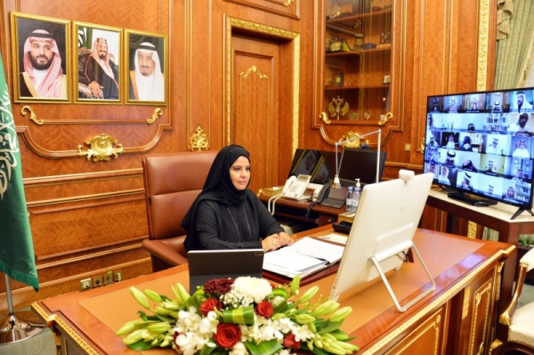 Assistant President of the Shoura Council Dr. Hanan Al-Ahmadi made history on Wednesday by becoming the first Saudi woman to chair a session of the Shoura Council.