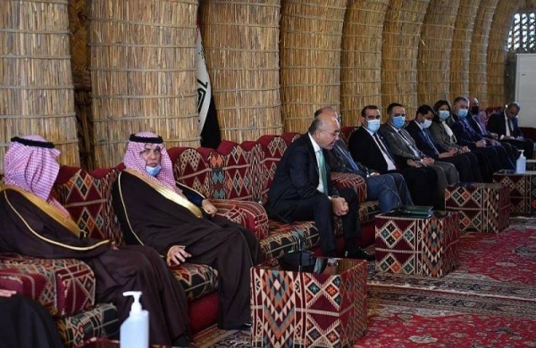 Iraq president receives visiting Saudi minister of commerce