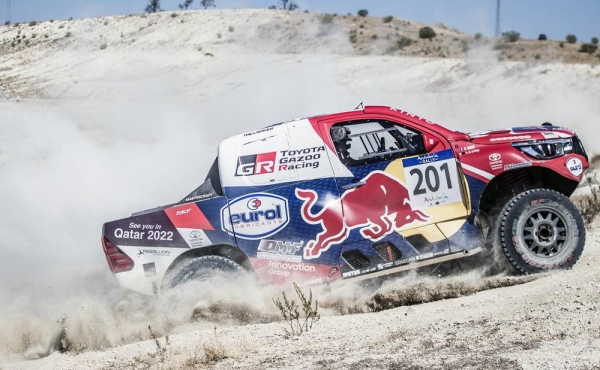 Nasser Al-Attiyah performs at SS1of Rally Andalucia in Villamartin, Spain on Oct. 7, 2020. — courtesy Kin Marcin/Red Bull 