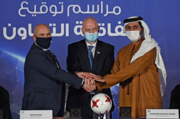 The United Arab Emirates and Israeli football associations signed on Monday a memorandum of understanding in a ceremony held at the FA’s headquarters in Dubai. — WAM photos