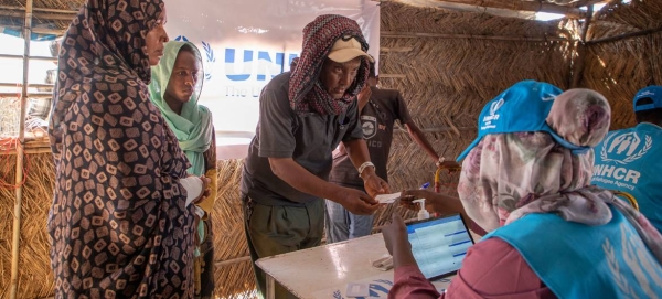 Ethiopian refugees register with UNHCR at Um Rakuba camp in Al Qadarif state, Sudan, after fleeing their home. — Courtesy photo