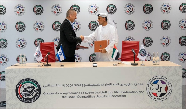 The UAE Jiu-Jitsu Federation (UAEJJF) has entered into a historic collaboration with the International Association of Competitive Jiu-Jitsu In Israel.