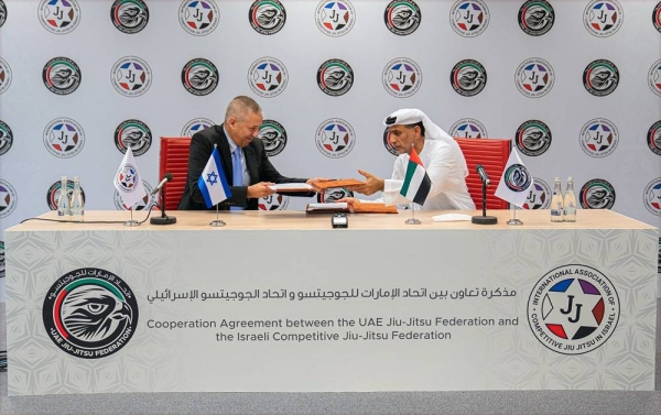 The UAE Jiu-Jitsu Federation (UAEJJF) has entered into a historic collaboration with the International Association of Competitive Jiu-Jitsu In Israel.