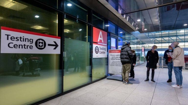  Passengers arriving in the United States from the United Kingdom must test negative for Covid-19 before departure, the US Centers for Disease Control and Prevention announced late Thursday night. — Courtesy photo