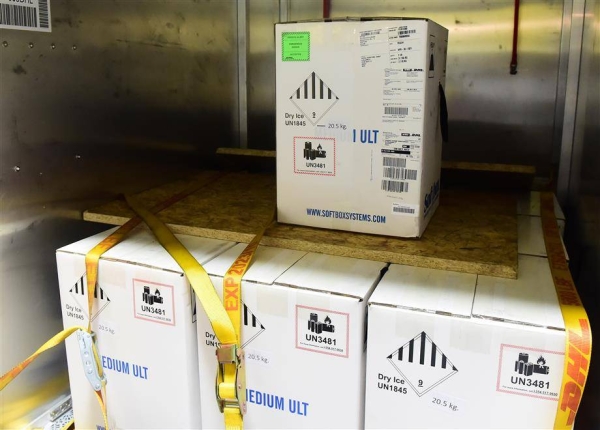 The consignment includes 15,600 doses of the vaccine, as the second consignment of 28,000 doses is scheduled to arrive by early January 2021. — ONA photos

