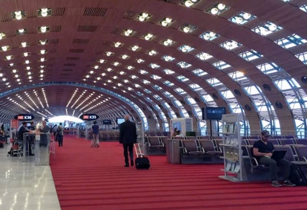 File photo of Charles de Gaulle airport in Paris. The French Health Ministry announced on Friday the detection of the first case of the coronavirus variant that has spread in Britain.