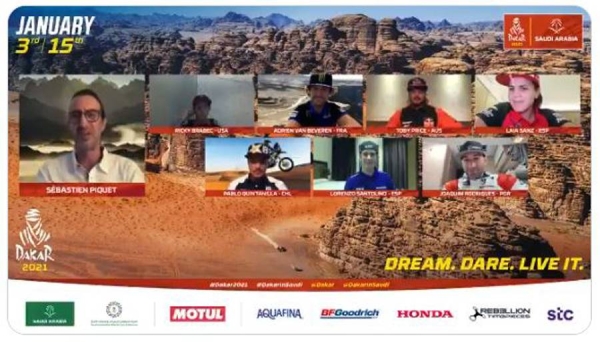 The top competitors of the Saudi Dakar Rally 2021 held a 