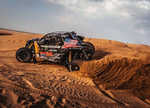 Austin Jones at his Dakar shakedown.