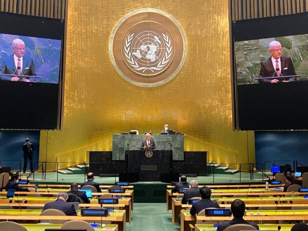 “We worked together to build consensus, exercise prudence and flexibility, at a critical time in history”, General Assembly President Volkan Bozkir told the final plenary of the year. — Courtesy photo
