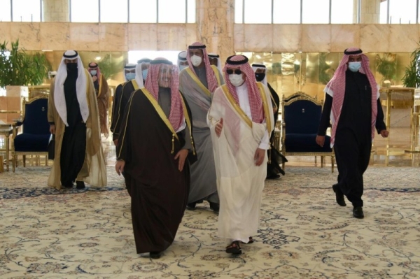 The message was received by Saudi Minister of State for Foreign Affairs Adel Al-Jubeir, who is also a member of the Cabinet, from Kuwait Minister of Foreign Affairs Sheikh Dr. Ahmed bin Nasser Al-Mohammed Al-Sabah.