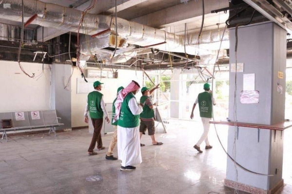 The Saudi Development and Reconstruction Program for Yemen (SDRPY) has stepped up its efforts to renovate the Aden International Airport which was hit on Wednesday by a terrorist attack carried by Iran-backed Houthi militia. — SPA photos