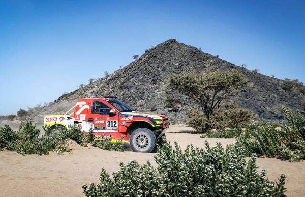 Contestants put their vehicles through its paces during the first stage of the Dakar Rally 2021 from Jeddah to Bisha.