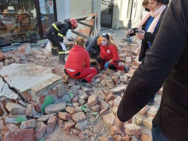 
A deadly 6.4-magnitude earthquake has hit Croatia, killing at least seven people and causing severe damage to the town of Petrinja south-east of the capital Zagreb. — Courtesy photo