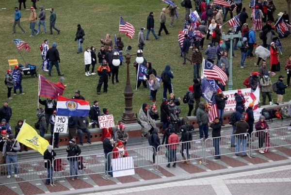 The US Capitol was on lockdown on Wednesday with lawmakers inside as violent clashes broke out between supporters of President Donald Trump and police. — Courtesy photo