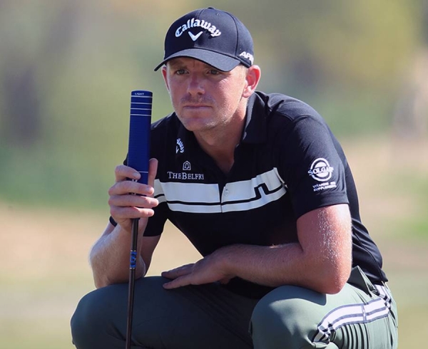 Christiaan Bezuidenhout of South Africa in action ahead of the DP World Tour Championship at Jumeirah Golf Estates on Dec. 8, 2020 in Dubai, United Arab Emirates. — courtesy Francois Nel/Getty Images