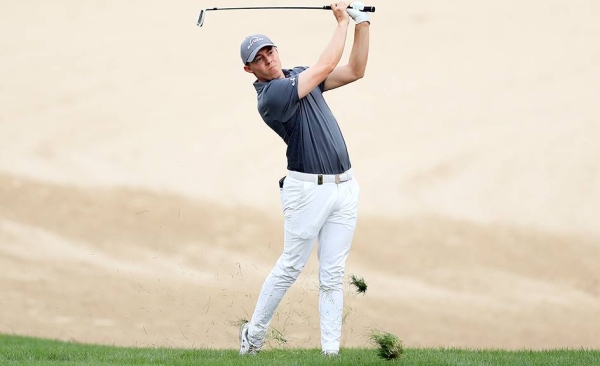 Christiaan Bezuidenhout of South Africa in action ahead of the DP World Tour Championship at Jumeirah Golf Estates on Dec. 8, 2020 in Dubai, United Arab Emirates. — courtesy Francois Nel/Getty Images