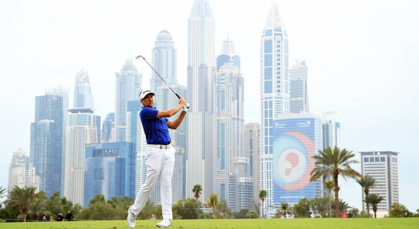 Christiaan Bezuidenhout of South Africa in action ahead of the DP World Tour Championship at Jumeirah Golf Estates on Dec. 8, 2020 in Dubai, United Arab Emirates. — courtesy Francois Nel/Getty Images