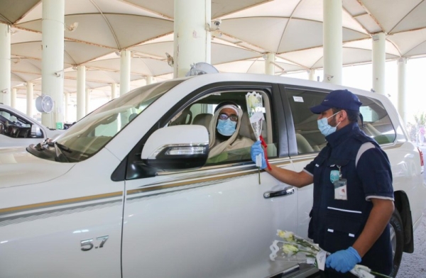 The Saudi Customs, at Salwa Port welcomed a number of arrivals, coming from Qatar. _ SPA