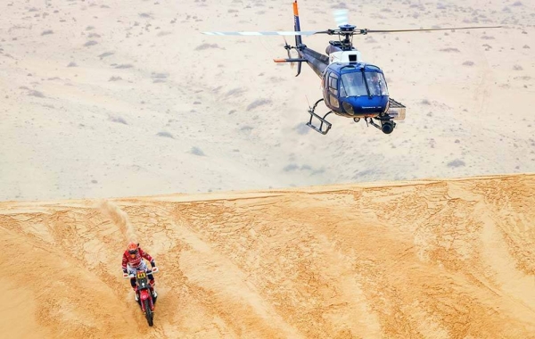 The Stage 7 of the Dakar Rally on Sunday proved to be a great day for Saudi drivers, as Yazeed Al-Rajhi overcame the X-raid Mini of Stephane Peterhansel to claim a maiden stage win in the Rally, while, Saleh Al-Saif took his second win of the season.