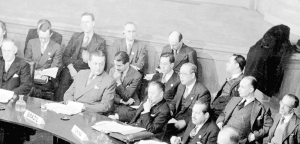 The UN Secretary-General, António Guterres, attends a virtual meeting marking the 75th anniversary of the first United Nations General Assembly which took place in London in January 1946. — courtesy UN Photo/Mark Garten