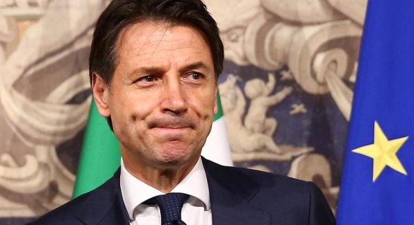 Italy's Prime Minister Guiseppe Conte