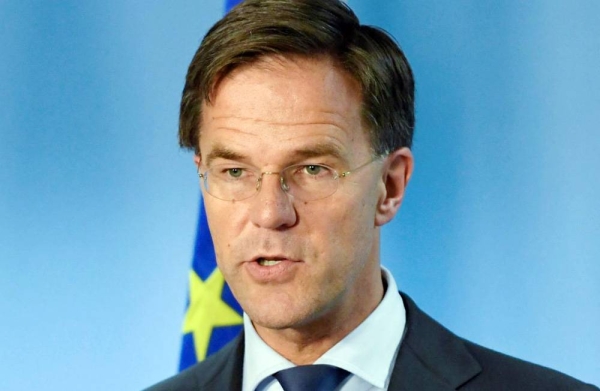 Dutch Prime Minister Mark Rutte announced the Cabinet's resignation in an address Friday.