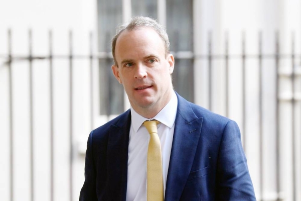 UK Foreign Secretary Dominic Raab.