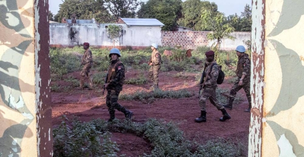 File photo shows MINUSCA peacekeepers on patrol in Bangassou, in southern Central African Republic. — courtesy MINUSCA/Hervé Serefio