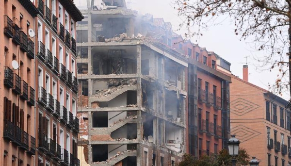At least three people have died and 11 have been injured in a gas explosion that ripped the facade off a building in central Madrid on Wednesday, according to the city's mayor, José Luis Martínez-Almeida. — Courtesy photo