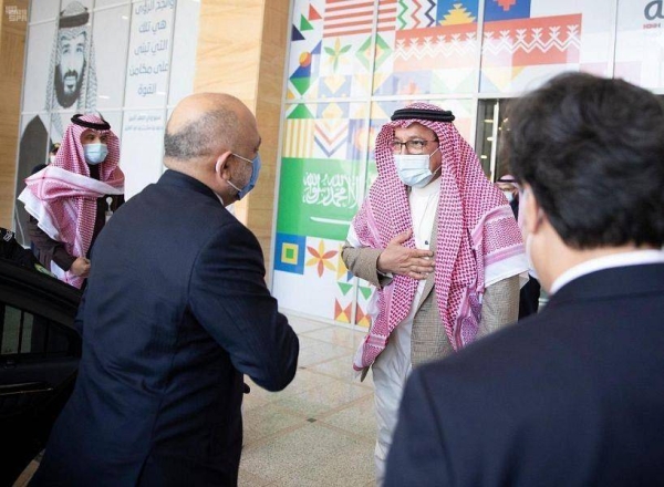 Saudi Arabia’s Minister of Education Hamad Bin Mohammed Al Al-Sheikh and Afghanistan’s Foreign Minister Mohammad Haneef Atmar signed a memorandum of cooperation in the scientific and educational fields between the Saudi and Afghan education ministries. — SPA photos