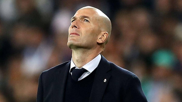 File photo of Real Madrid coach Zinedine Zidane.