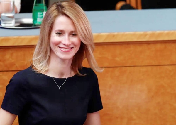 Reform’s prime minister-designate and chairwoman Kaja Kallas.