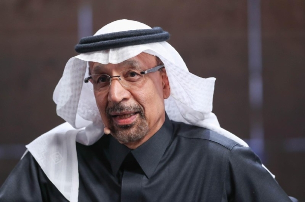 Minister of Investment Khaled Al-Falih attending the second session of the Future Investment Initiative conference here on Wednesday. — SPA