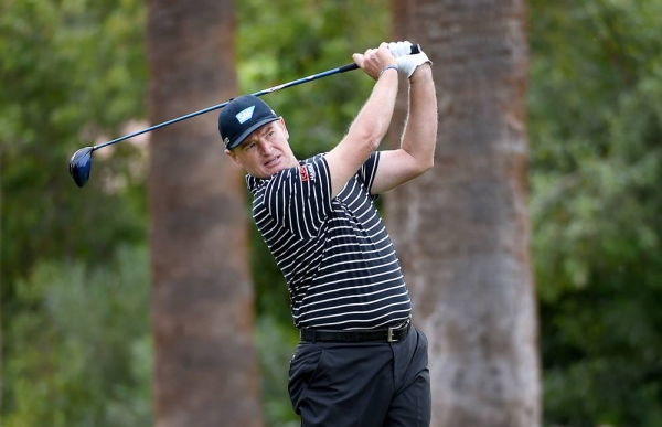 Dustin Johnson of the United States plays his shot from the second tee during the final round of the Sentry Tournament Of Champions at the Kapalua Plantation Course on Jan. 10, 2021 in Kapalua, Hawaii. (Photo by Gregory Shamus)