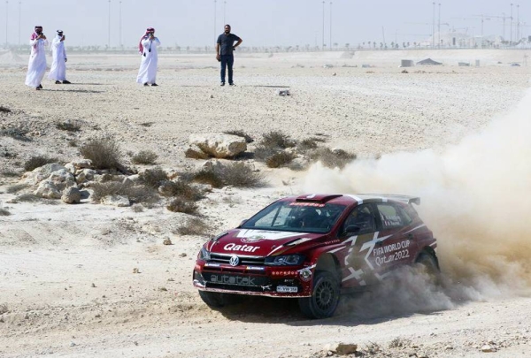 Sheikh Suhaim Al-Thani gets to grips with the  new Skoda Fabia.