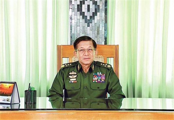 Myanmar's Commander-in-Chief Senior Gen. Min Aung Hlaing assumes power and imposes a state of emergency for a year.