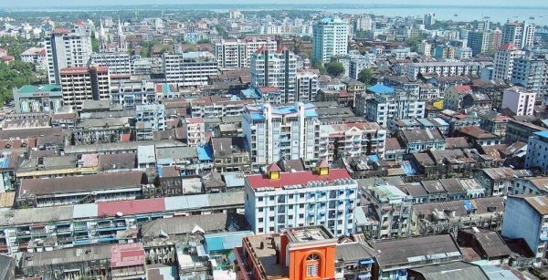 File photo shows the skyline of Yangon, Myanmar. — courtesy World Bank/Markus Kostner