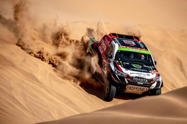Saudi Arabia’s Yazeed Al Rajhi — aiming for the Dubai Baja cars title.