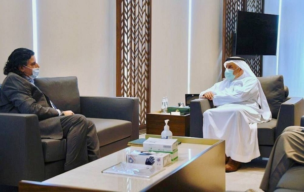 Dr. Abdullah Bin Abdulaziz Al Rabeeah, advisor at the Royal Court and supervisor general of KSrelief, met here on Sunday with Pakistani Ambassador Raja Ali Ejaz.
