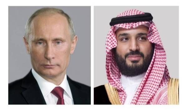 Crown Prince, Russian president hold phone talks, seek to boost bilateral ties